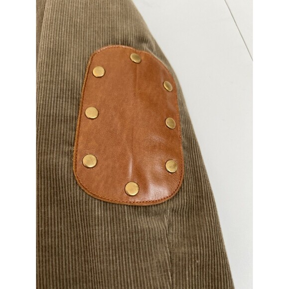 Lauren Moffatt Corduroy Elbow Patch Blazer Jacket S Cotton Made in USA Western - Picture 11 of 13